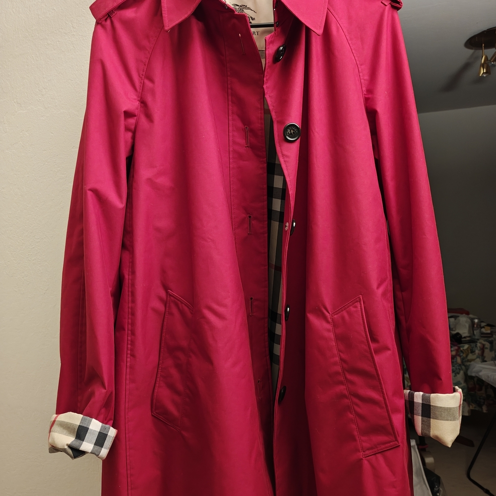 Burberry Red Trench Coat